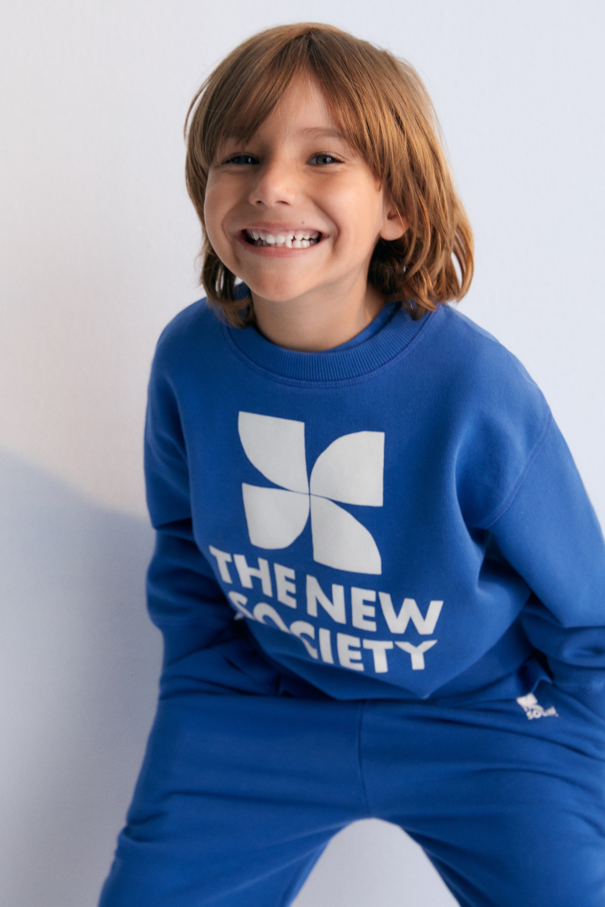 TheNewSociety-SS25-MykonosSweatshirt-Cobalto