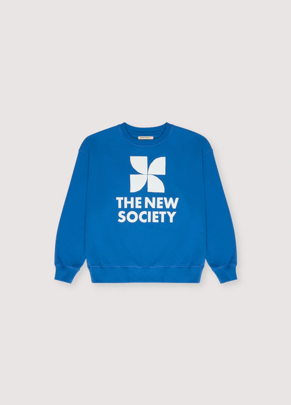 TheNewSociety-SS25-MykonosSweatshirt-Cobalto