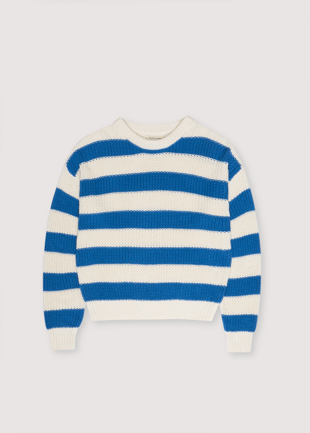 TheNewSociety-SS25-WomanLetoJumper-Cobalto