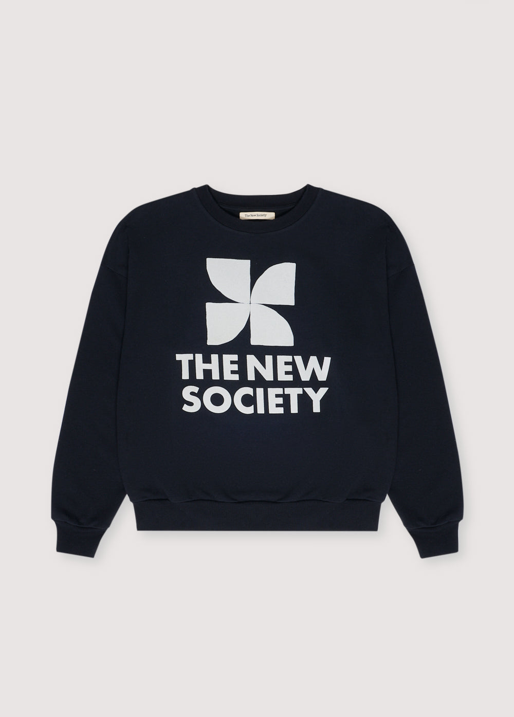 TheNewSociety-SS25-WomanMykonosSweatshirt-Caviar