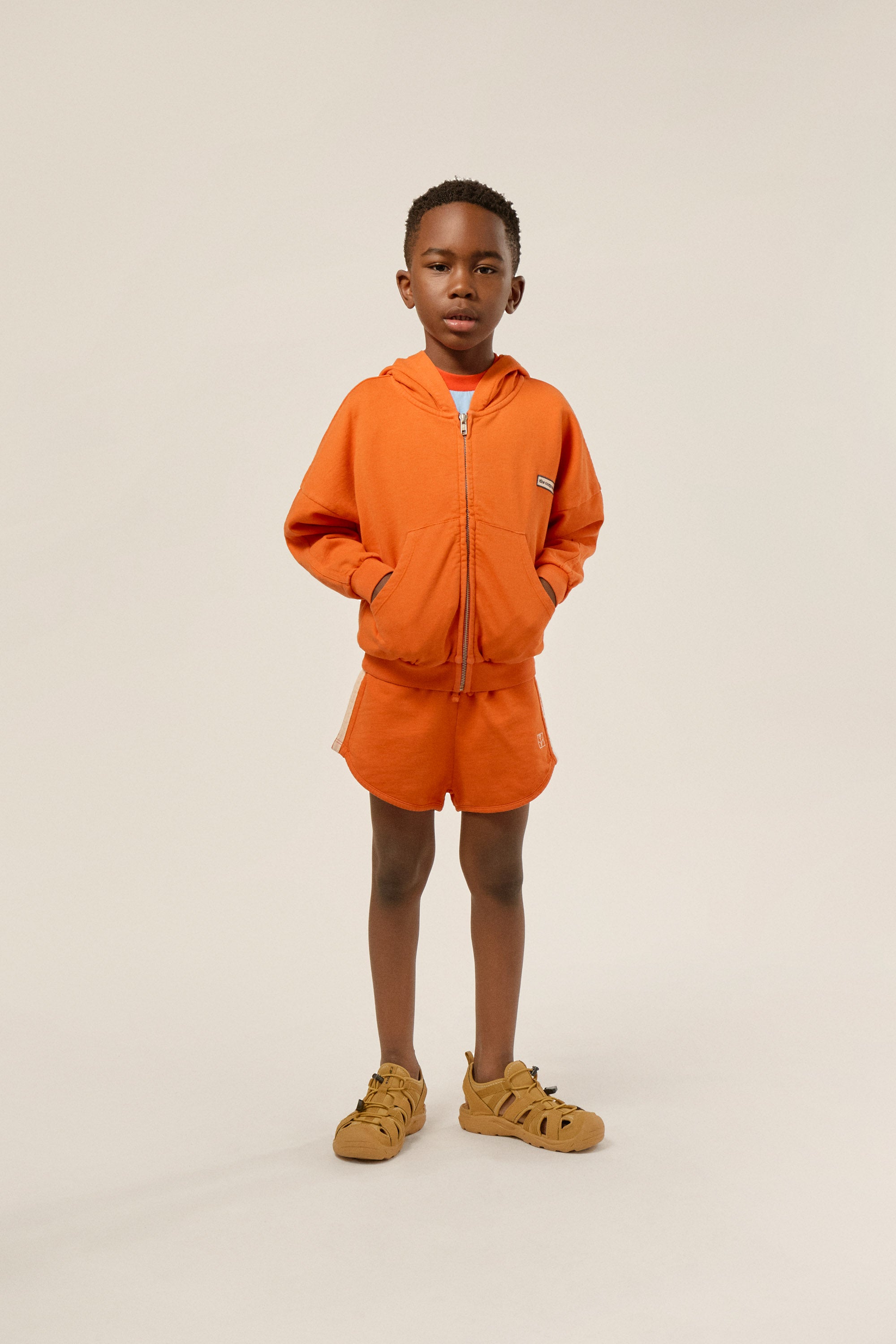 The Campamento | Orange Washed Shorts 