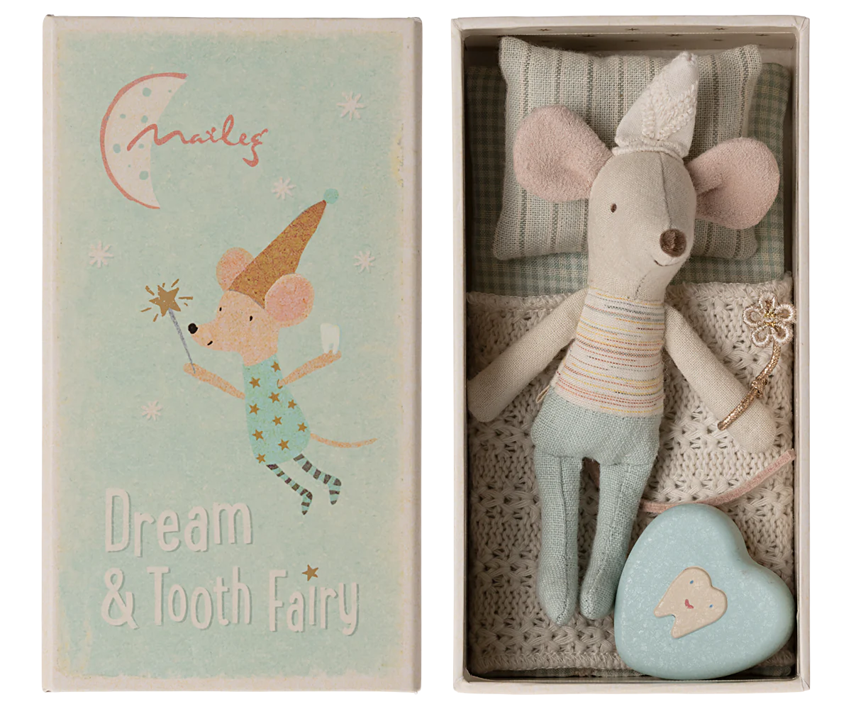 Tooth Fairy Mouse in Matchbox - Little Brother
