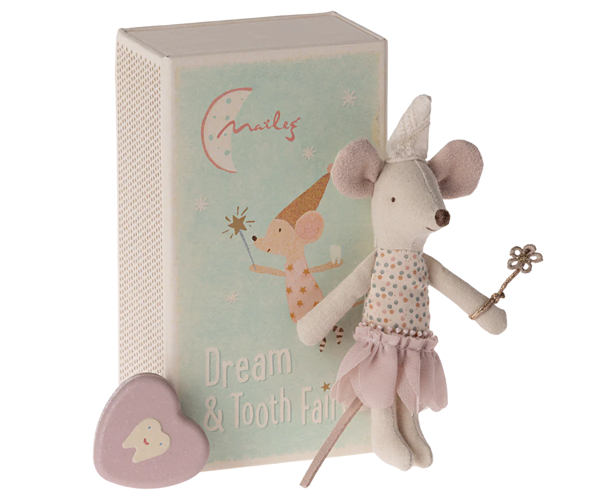 Tooth Fairy Mouse in Matchbox - Little Sister