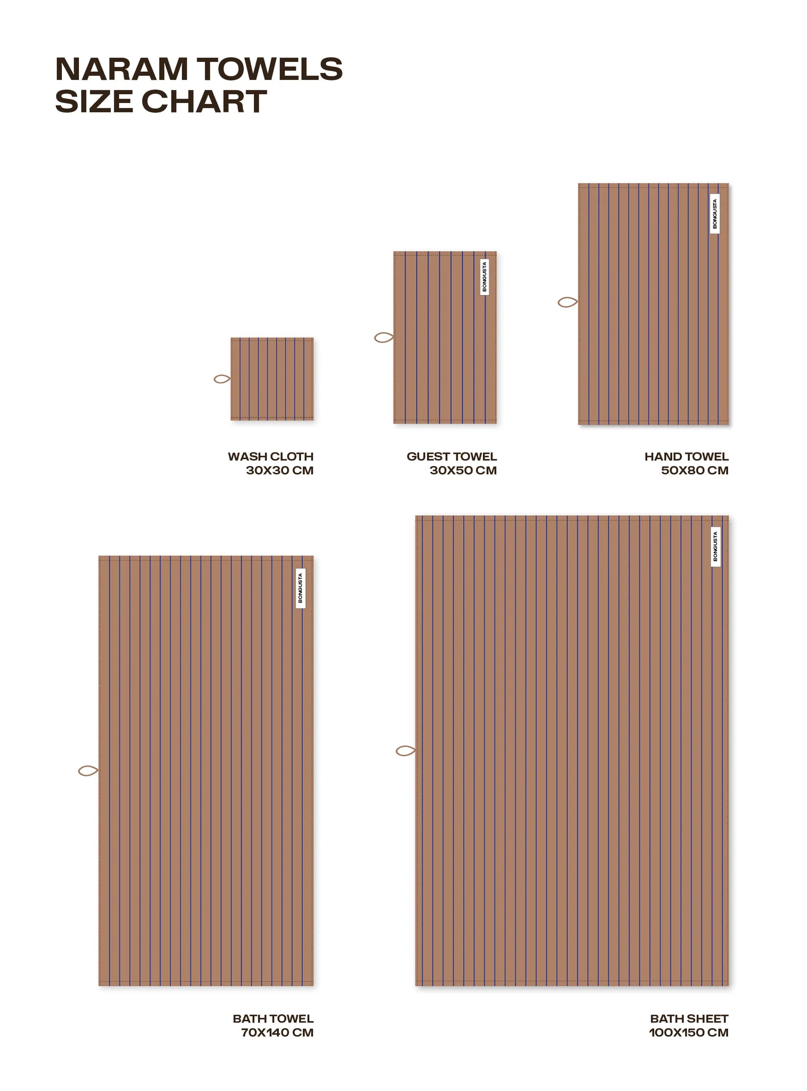 OEKO-TEX® Bath Sheet | Caramel &amp; Ultramarine