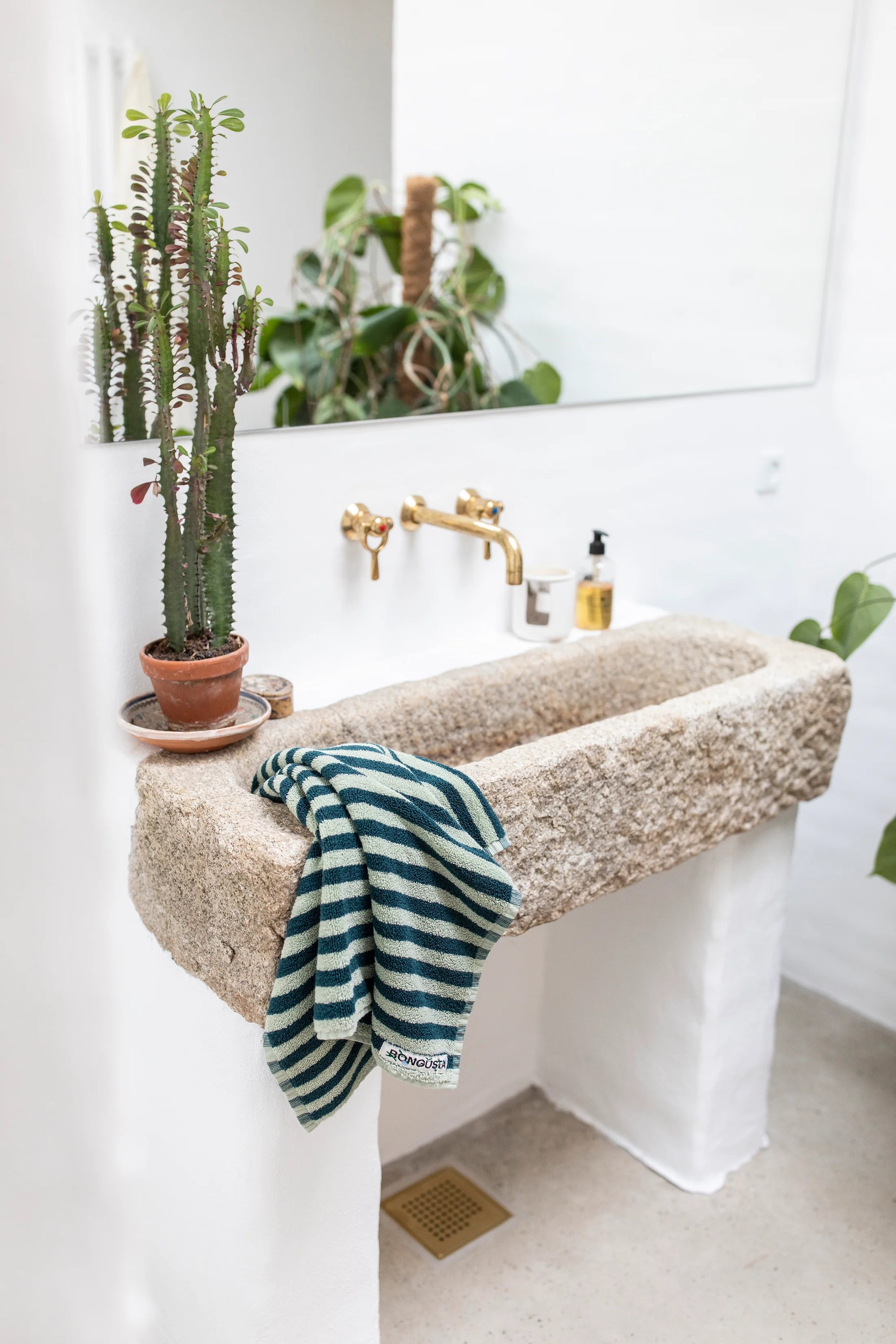 OEKO-TEX® Bath Towel | Sea Foam &amp; Deep Teal
