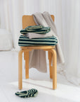OEKO-TEX® Bath Towel | Sea Foam & Deep Teal