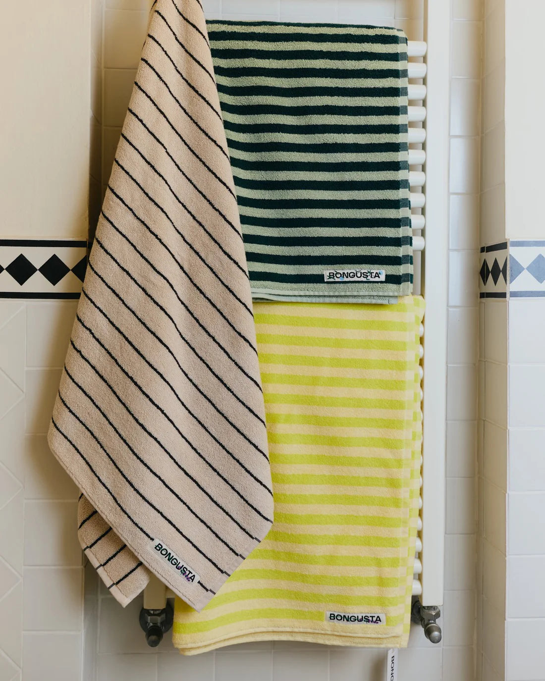 OEKO-TEX® Bath Towel | Sea Foam &amp; Deep Teal