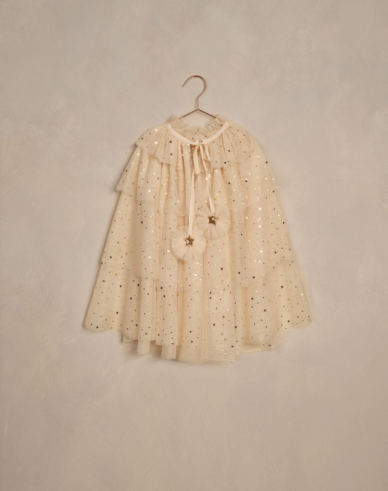 Tulle Cape | Champagne Stars