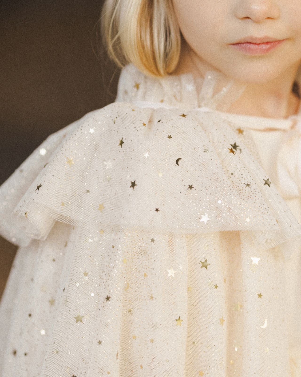 Tulle Cape | Champagne Stars 3