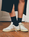 Adult Volley Leather White | Natural