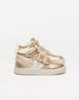 V-10 Mid Leather Platine White
