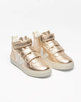 V-10 Mid Leather Platine White