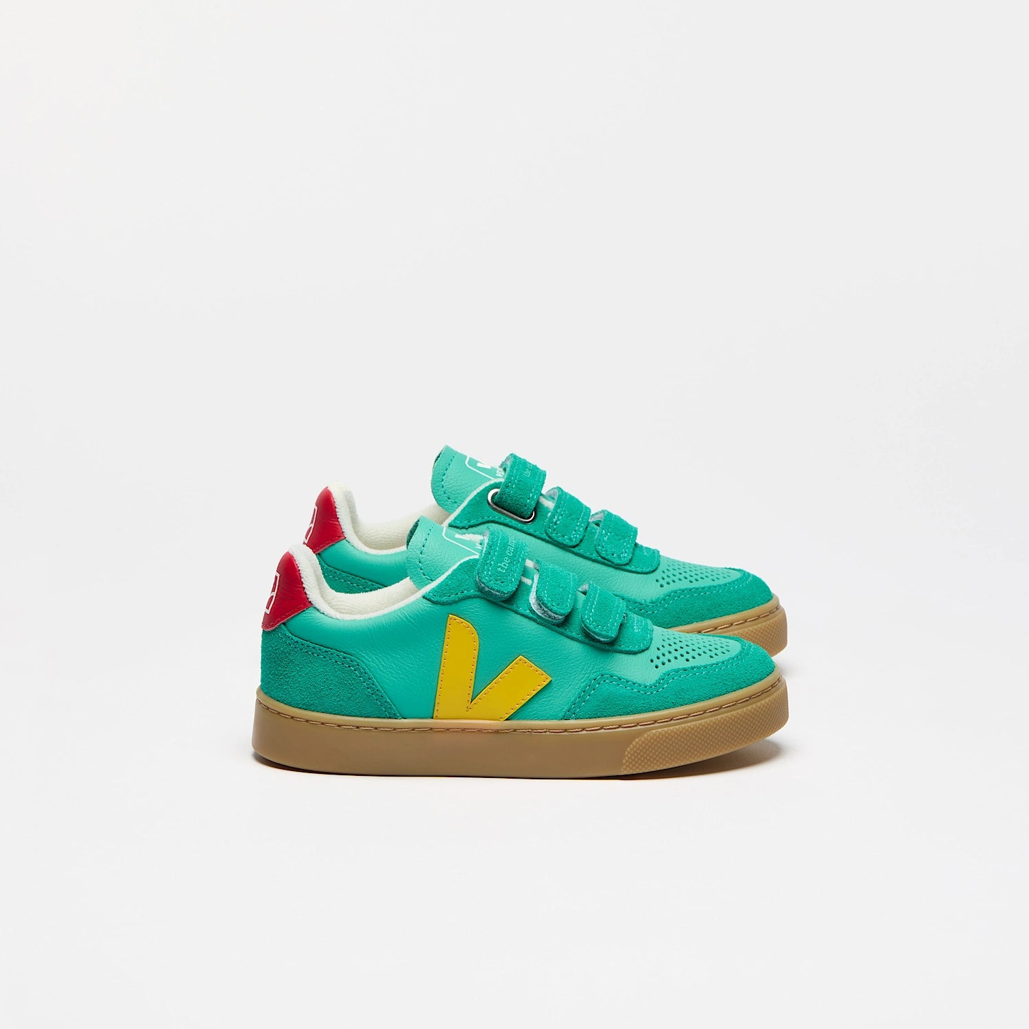 VejaXCampamento | SS25 | V-90 Leather Veja X Campamento | Freshmint Sunshine 