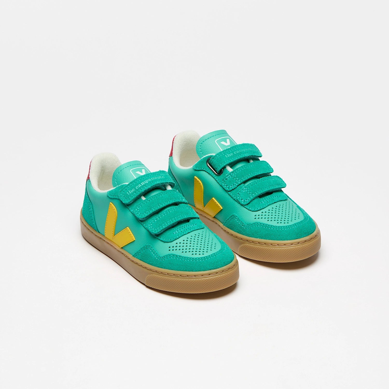 VejaXCampamento | SS25 | V-90 Leather Veja X Campamento | Freshmint Sunshine 