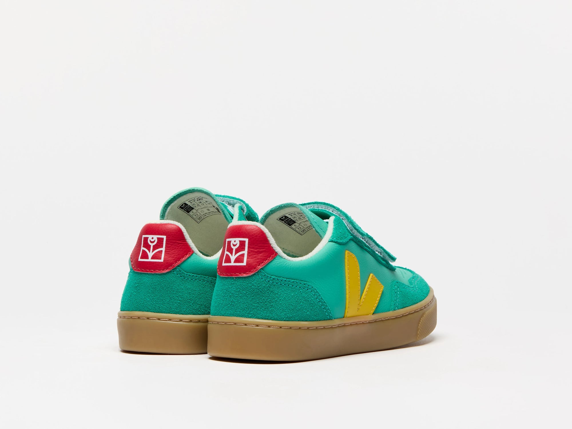 VejaXCampamento | SS25 | V-90 Leather Veja X Campamento | Freshmint Sunshine 