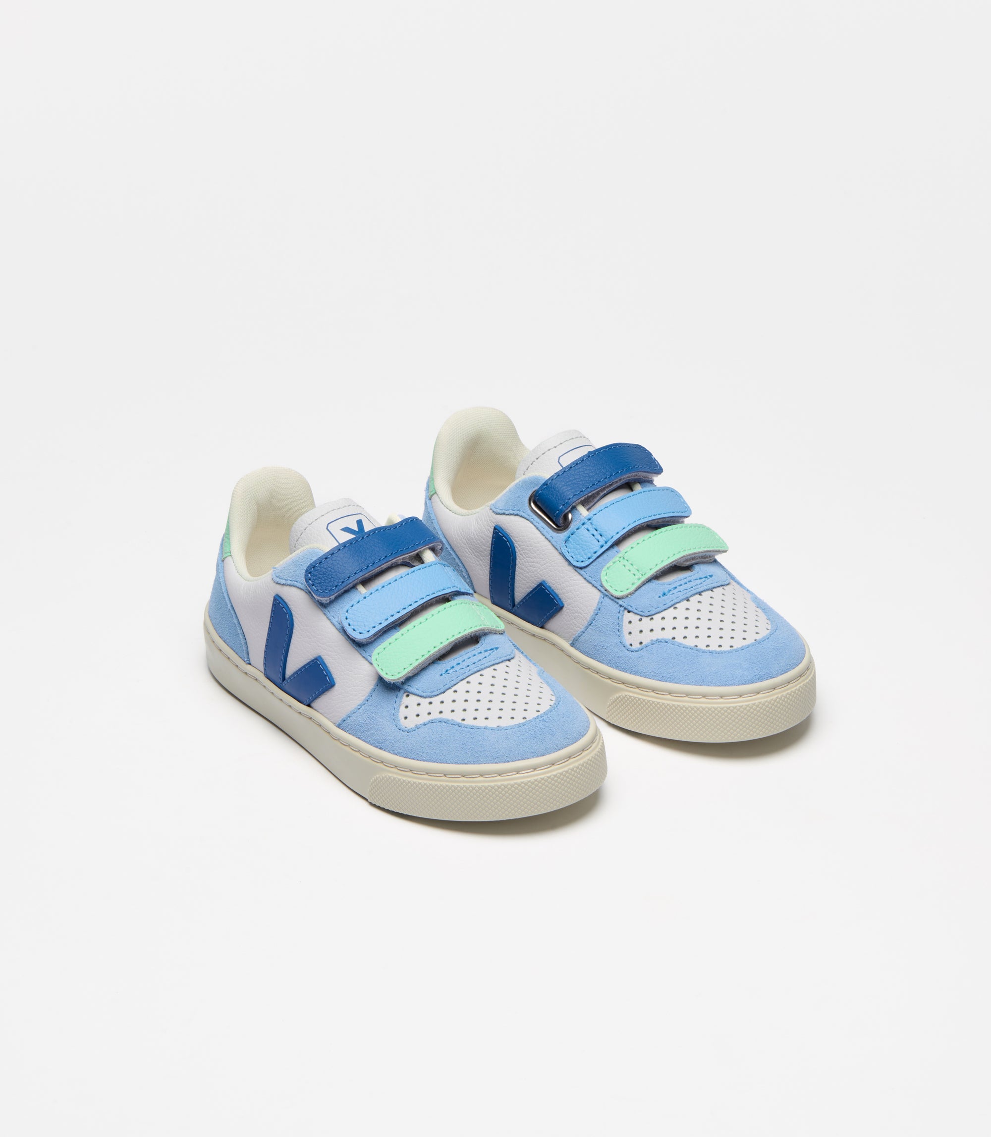 Veja | SS25 | V-10 Leather Multico | Indigo 