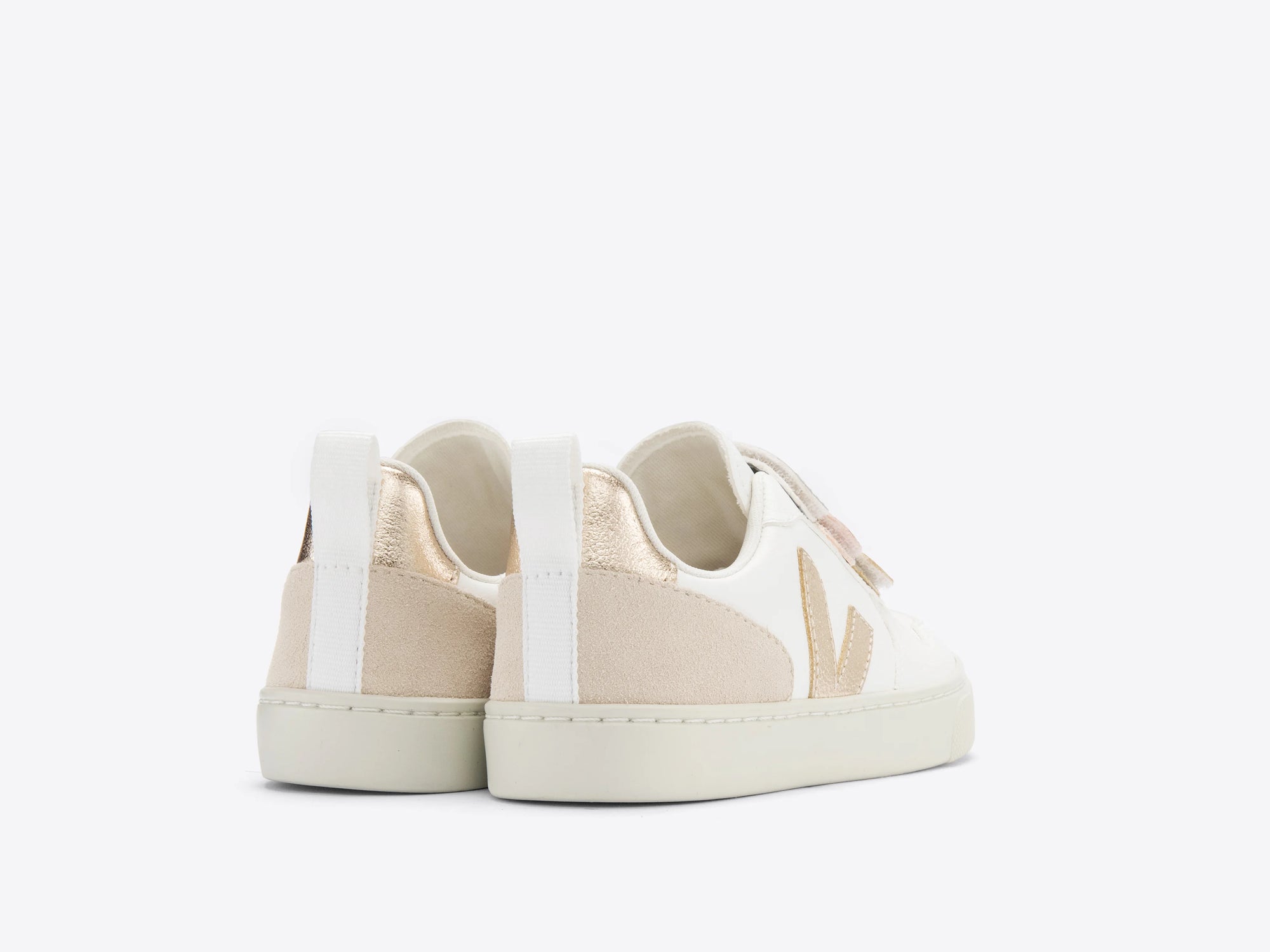 Veja | SS25 | V-10 Leather Multico | White Shiny 