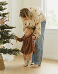 Velour Baby Dress | Cranberry