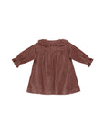 Velour Baby Dress | Cranberry