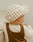 Baby Cap | Cinnamon Check