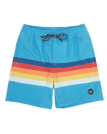 Vintage Stripe Volley Trunk | Blue Grotto
