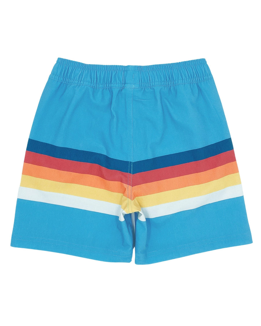 Vintage Stripe Volley Trunk | Blue Grotto