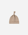 Knotted Baby Hat | Cinnamon Stripe