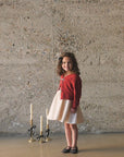 Annabelle Dress | Metallic Ivory