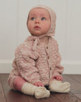 Bubble Knit Cardigan | Dusty Rose