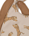 2 Pack Dinner Bib | Tiger/Toasted Coconut