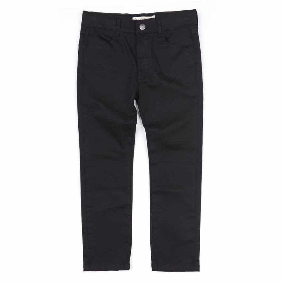 Skinny Twill Pant | Black