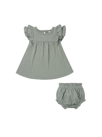 Flutter Dress + Bloomer Set | Sea