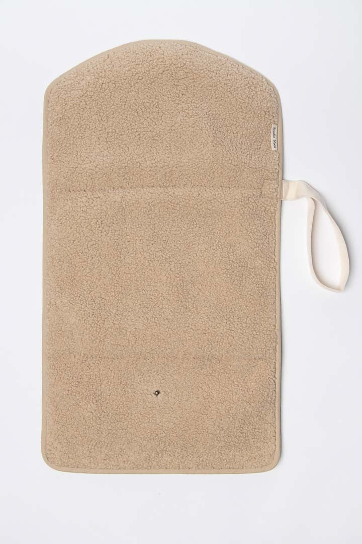 Ecru Teddy Changing Mat
