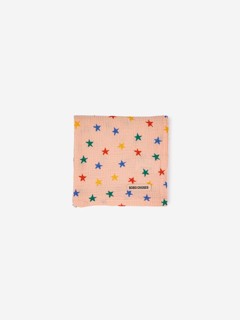 MULTICOLOR STARS ALL OVER MUSLIN