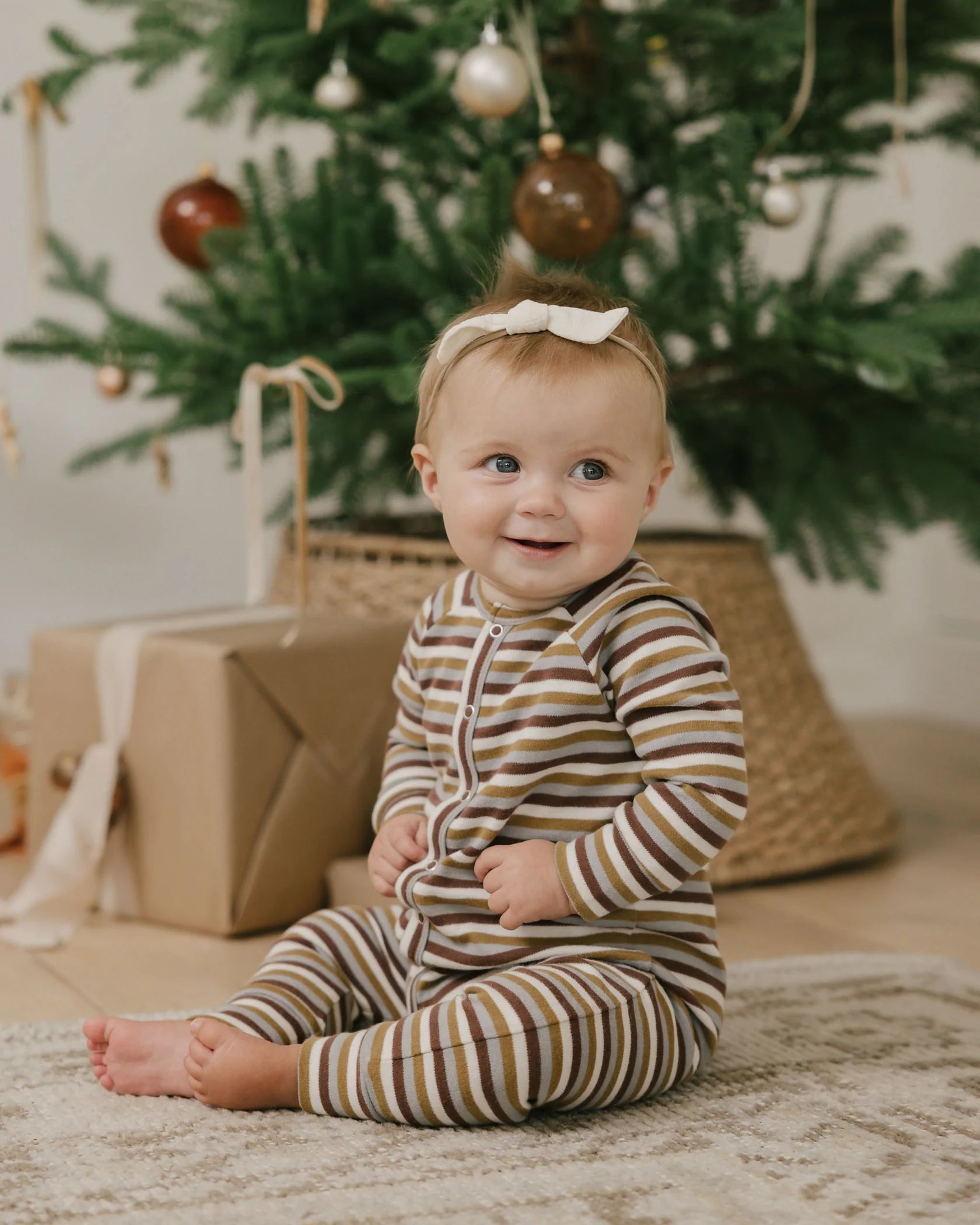 Long john pajamas | Multi Stripe