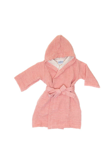 Piper Kids Robe|Coral