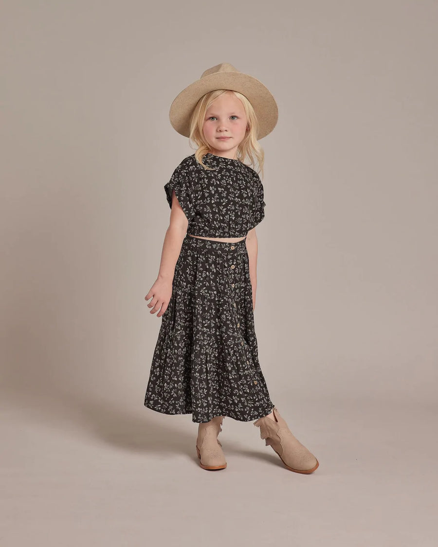 Joelle Skirt | Dark Floral