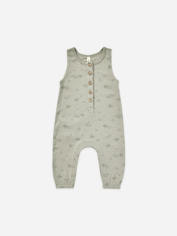 sleeveless jumpsuit | pistachio