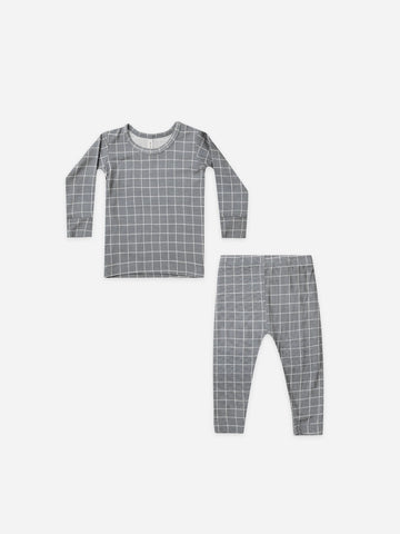 bamboo pajama set | grid