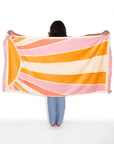 The Sunset Velour Beach Towel