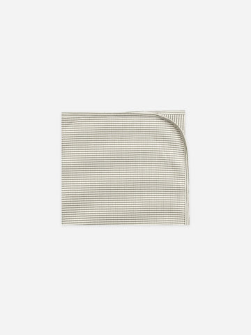 Ribbed Baby Blanket| Fern Stripe