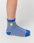 BC Baby Long Socks | Blue Stripes All Over