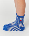 BC Baby Long Socks | Blue Stripes All Over