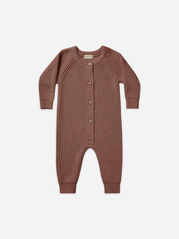 Chunky Knitted Jumpsuit | Pecan