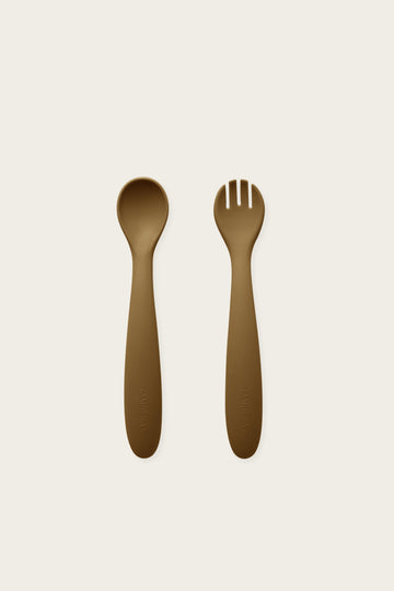 Spoon + Fork Set | Honey