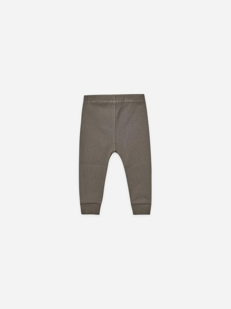 Ribbed Leggings| Charcoal