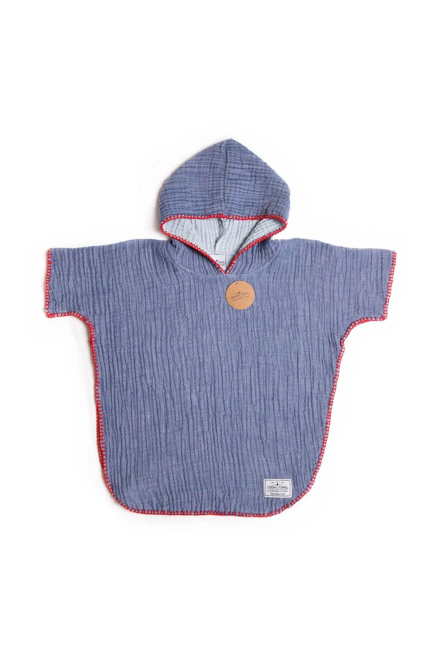 Pebble Poncho | Indigo