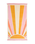 The Sunset Velour Beach Towel