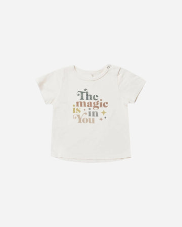 Basic Tee | The magic is in you | Ivory