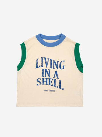 LIVING IN A SHELL TANK TOP
